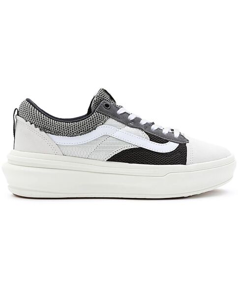 Sneakers en Cuir & Textile Old Skool Overt Plus CC blanc/noir